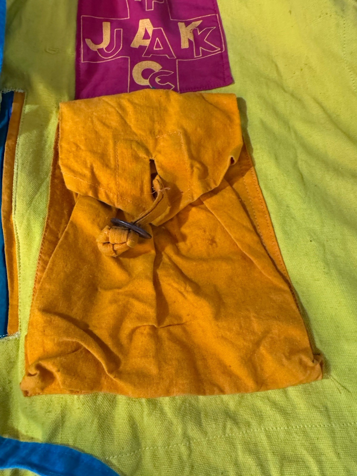 Multicolor Reversible Full Zip Jacket Funky Hippy… - image 8