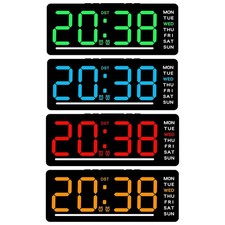 Diverse Placement Options Available with this Modern Digital Wall Clock