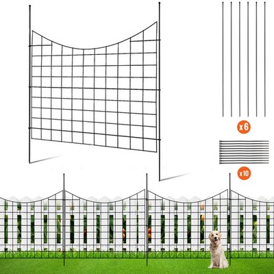 Garden Fence 36.6in(H) x29.5in(L) Animal Barrier Fence Underground Decorat
