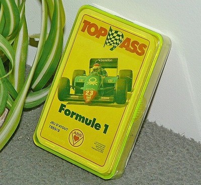 TRUMPFKARTENSPIEL QUARTETT TOP ASS FORMEL 1 F1 VINTAGE 80ER 7 FAMILIEN