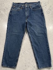 Levi  s 550 Jeans Mens 36x29 Blue Medium Wash Relaxed Fit Tapered Leg Denim