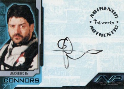 Alien vs Predator AVP: A5 Joseph Rye als Connors Autogrammkarte