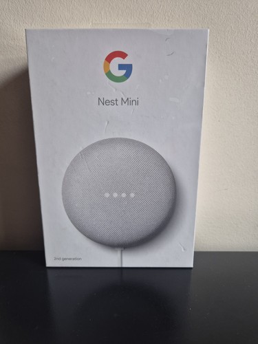 Google Nest Mini 2. Generation Sprachassistent - Kreide