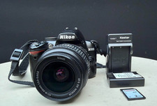 Nikon D3000 10.2MP DSLR Camera - Black 18-55mm Battery Charger Card READ