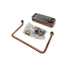 SAVIO BIASI BI1151500 SANITARY EXCHANGER 16 PLATES WITH ASSEMBLY PIPE FOR BOILER