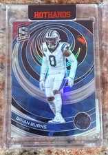 2023 Panini Spectra Brian Burns #14 Nebula Prizm /2 Panthers SSP