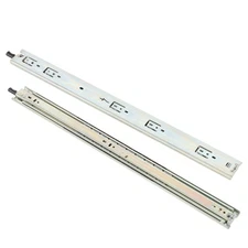 1 Pair Locking Drawer Slides 24 Inch Lock & Full Extension 150 lbs Load Capacity