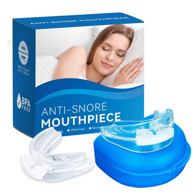 Stop Snoring Mouthpiece Sleep Apnea Guard Bruxism Anti Snore Pure Grind Aid Tray