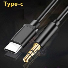 Type-C USB-C to 3.5mm Male Audio Jack AUX Cables Adaptor For Car Nice U7N1