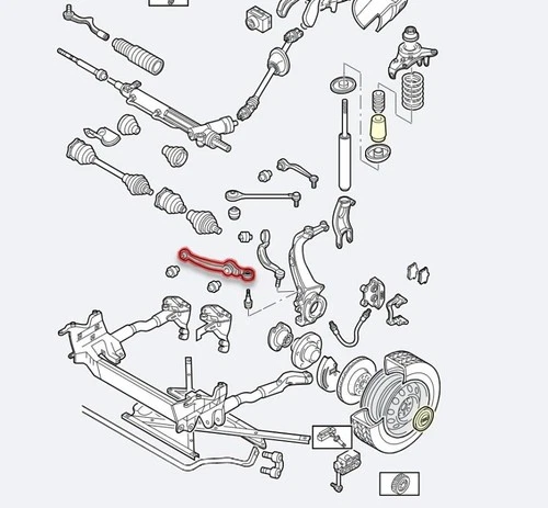8K0407155B Brazo Suspension Inferior Delantero Derecho para AUDI A4 BERLI 212906 - Imagen 2 de 10