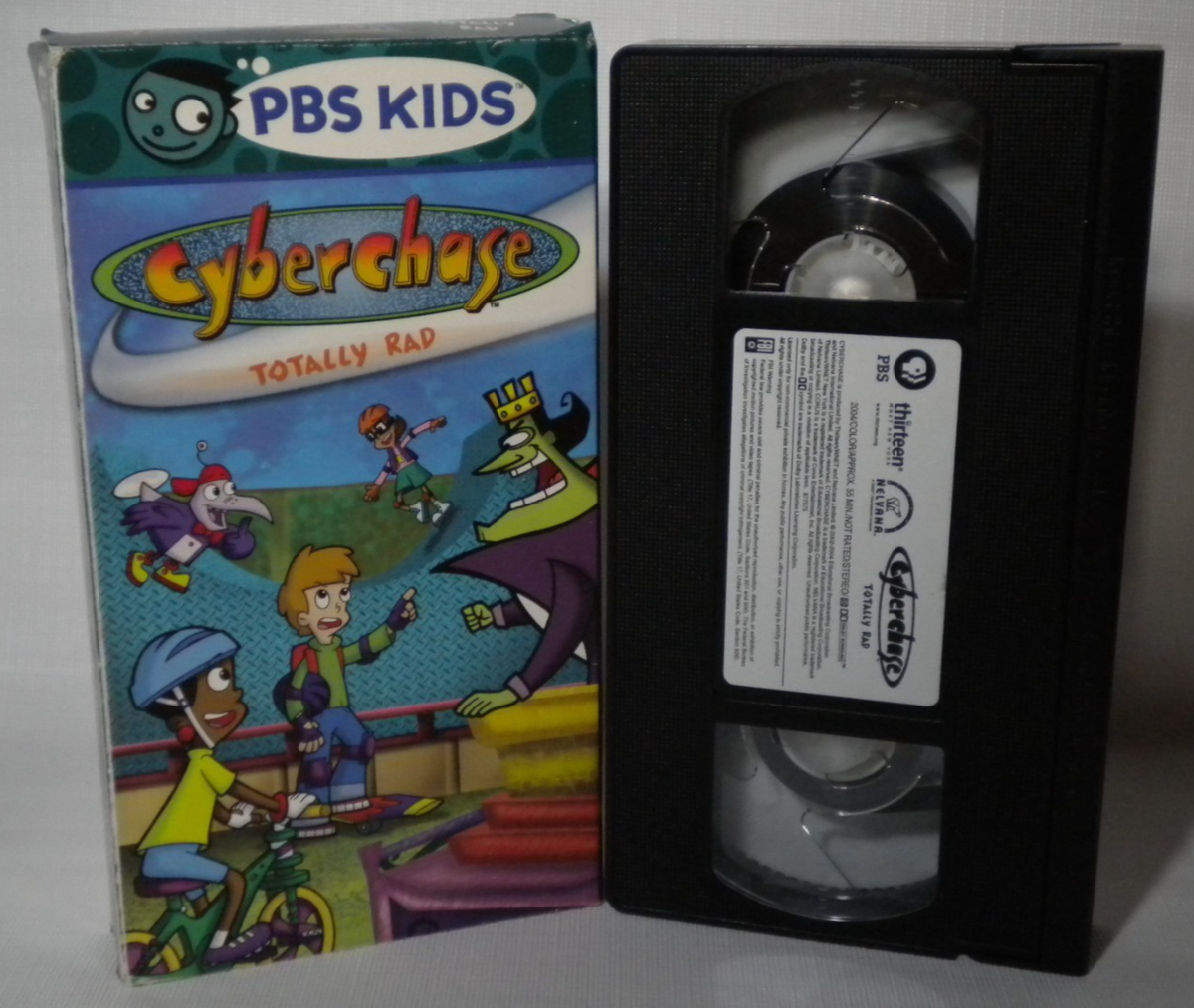 PBS Cyberchase Totally Rad VHS Tape RARE HTF Hacker Digit Cyber