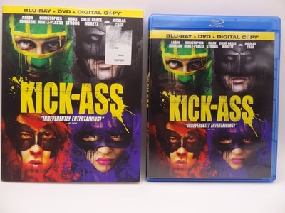Kick-Ass -   ( Blu-ray + DVD )  W/ Slipcover - MINT!  KickAss H71