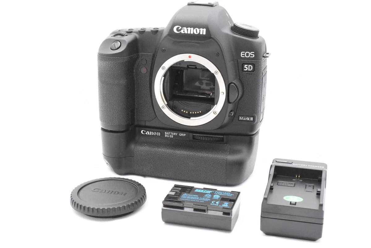 CANON EOS 5D Mark II DSLR + BATTERY GRIP BG-E6 from Japan (t4089)