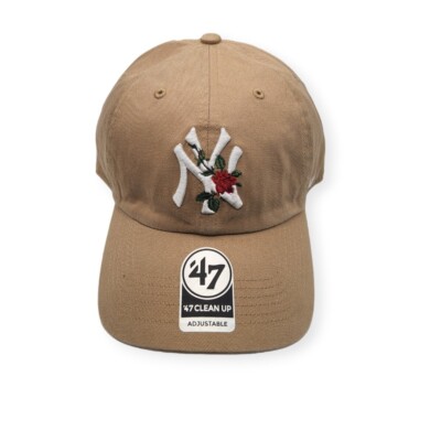 '47 New York Yankees Clean Up Thorn Khaki Adjustable Strap Hat Cap  196002548326|