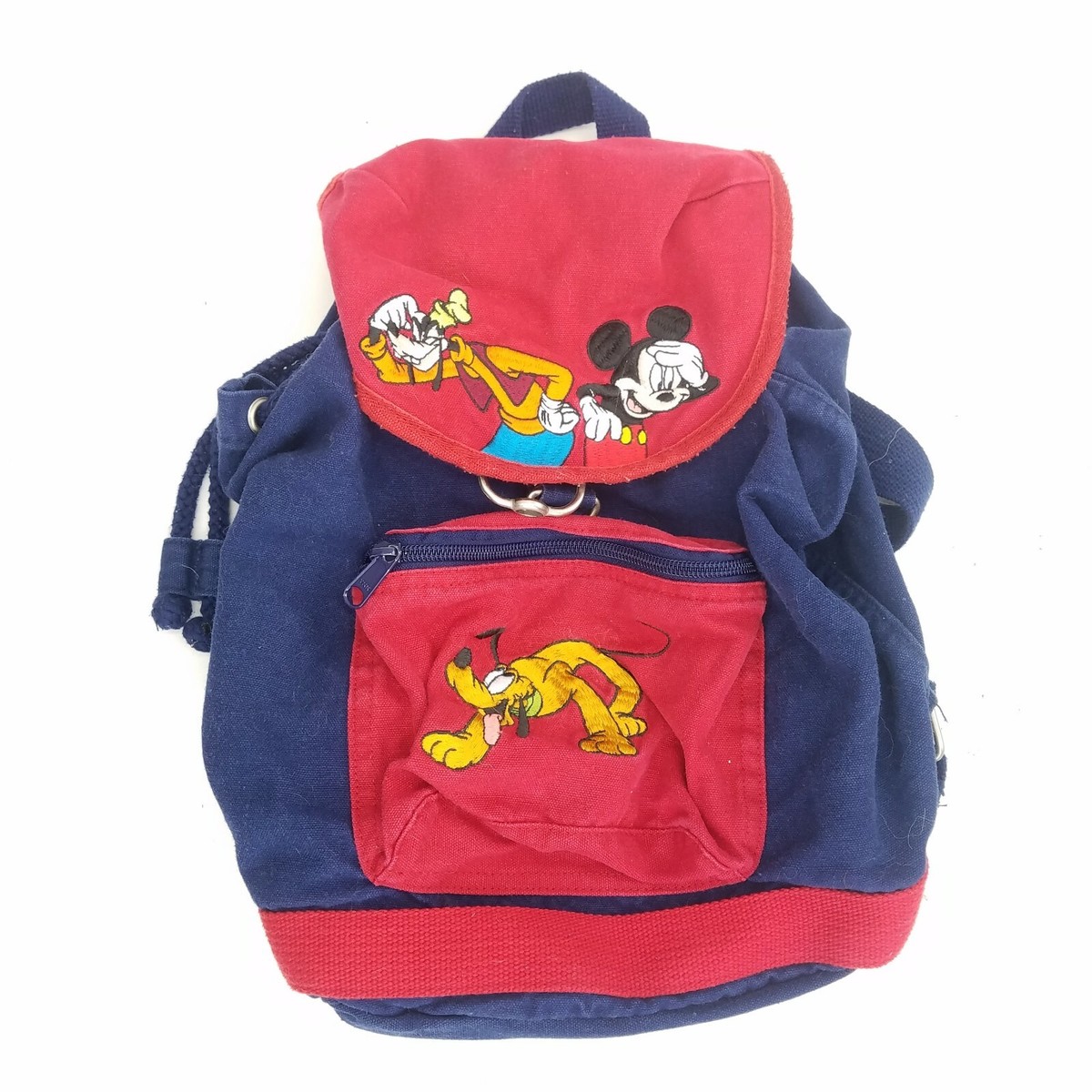 The Disney Store Mickey Mouse Backpack Flap Draw String Sack  display picture 3