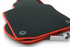 neu 4x Fußmatten passend für VW Golf 7 VII Velours 850gm2 Automatten Matten Rot 