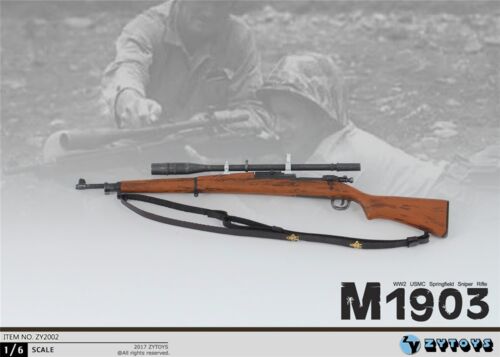 Springfield M1903 Sniper Rifle .30-06 1/6 scale ZY Toys ZY2002 NOT LIFE SIZE USA - Bild 3 von 5