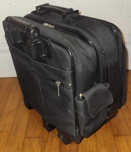 USL Classic Computer Business Travel Briefcase Bag w/wheels & shoulder strap - Picture 4 of 15