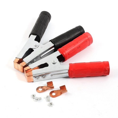 4x Alligator Clip Insulated Replace Car Jumper Cable Battery Clamp 1500A - Picture 6 of 9
