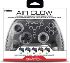 NYKO [ AirGlow ] LED Fan-Cooled Wired USB Force Feedback Controller (Switch) New