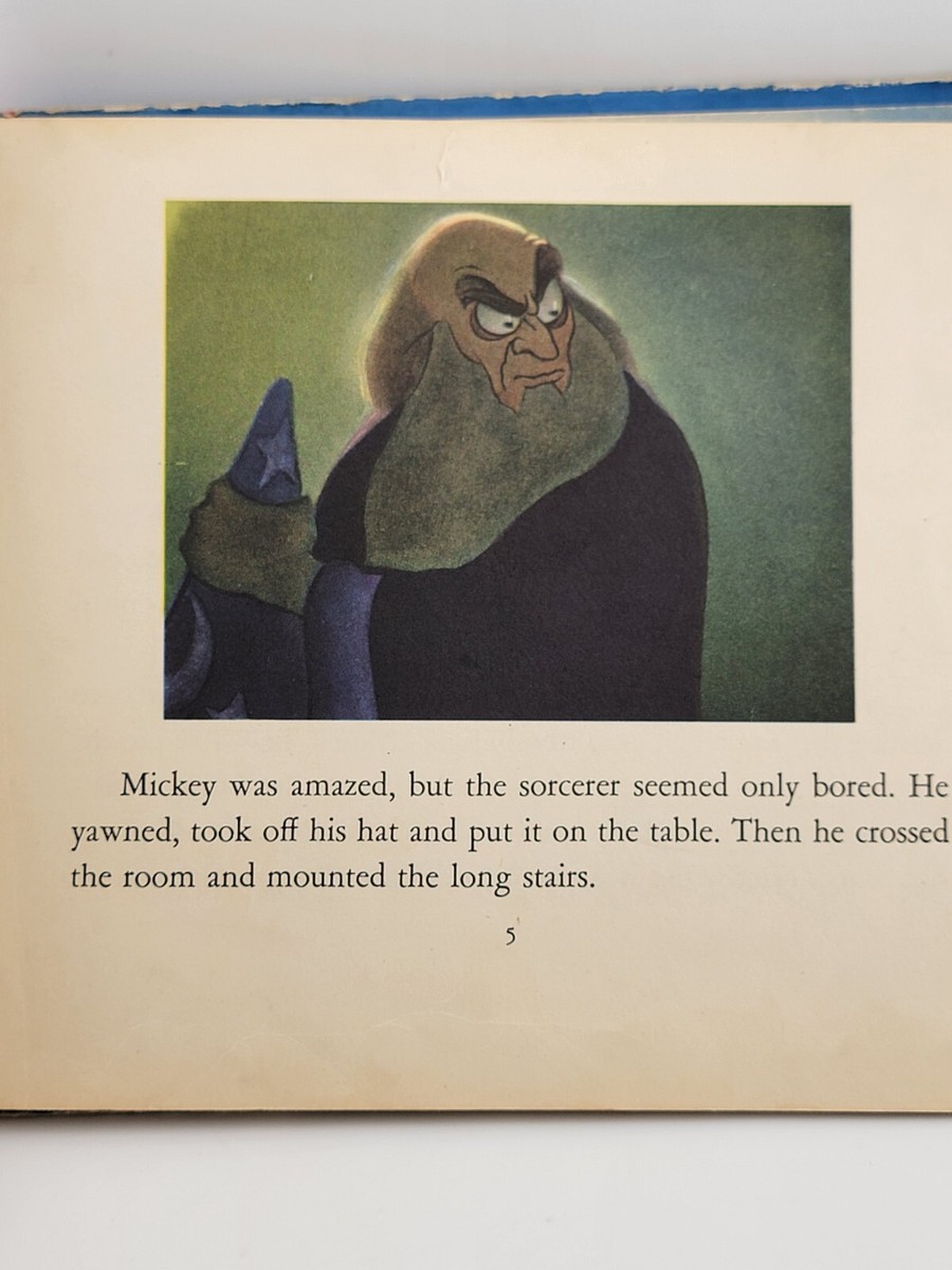 1940 FIRST EDITION THE SORCERER'S APPRENTICE FROM WALT DISNEY'S