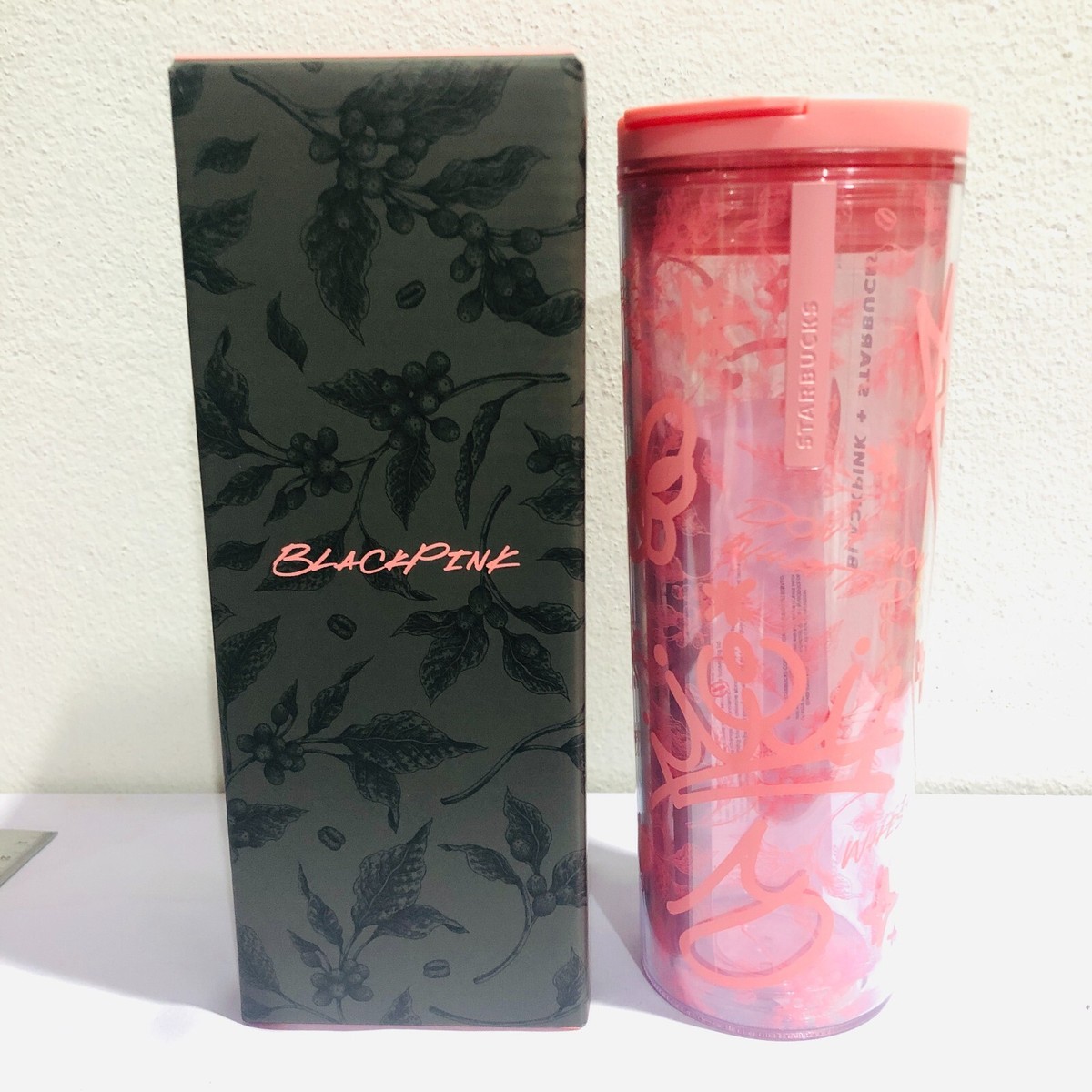 Blackpink+Starbucks Tumbler 16 oz.Cold Cup Pink 2023 Summer | eBay