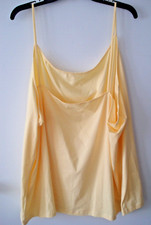 Ladies Plus Lot of 4 Cami Tops Lot Size 2X Yellow Black