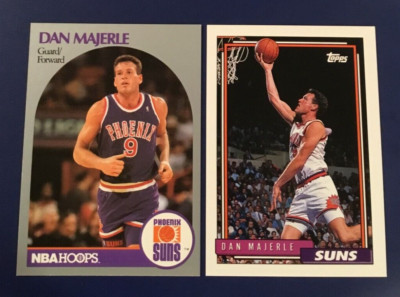1990-91 Hoops & 1992-93 Topps #239 #326 DAN MAJERLE Lot 2 Phoenix Suns