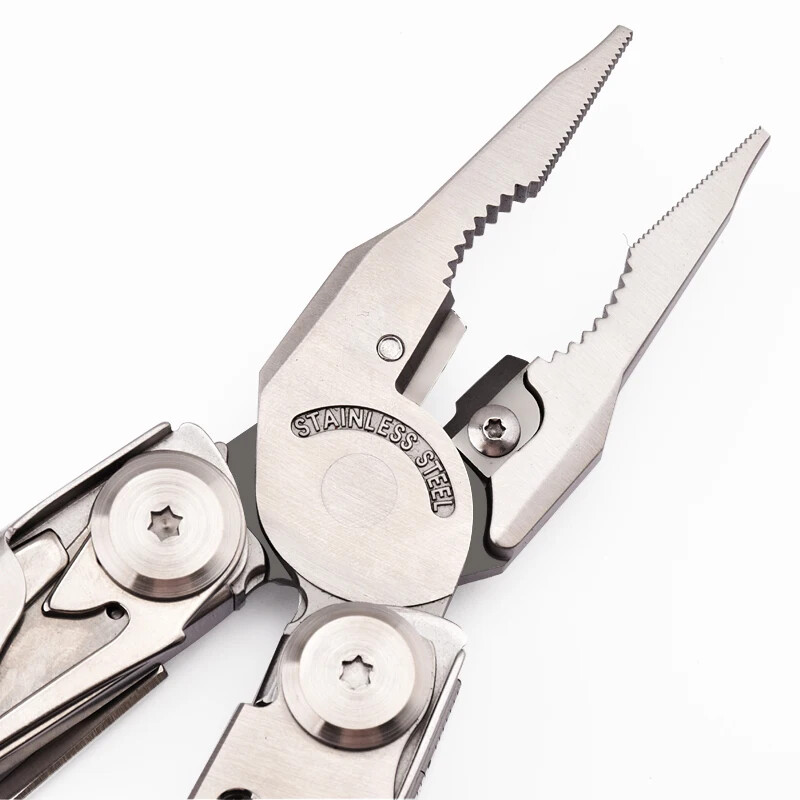 Compact Multi-Tool Knife with Scissors & Pliers for Survival Gear