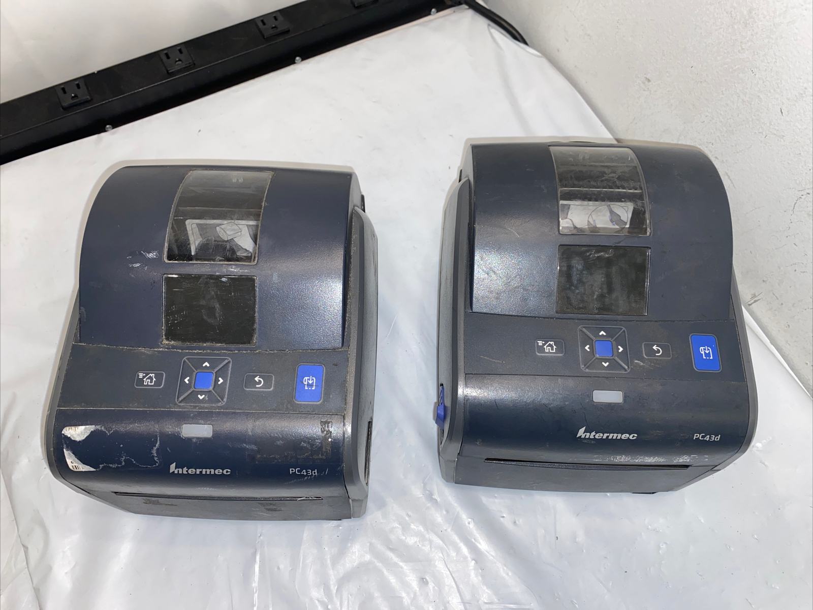 Intermec PC43D Thermal Printer Lot of 2 No Power Adapter As Shown