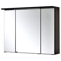 Spiegelschrank 100Cm Grau Led Badspiegel Schalter Steckdose BadmöBel Badezimmer