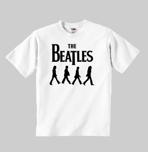 with the beatles t shirt