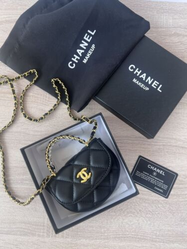 NEWCHANEL Mini Black leather chain bag vic birthday gift limited giveaway Gift - Zdjęcie 14 z 15