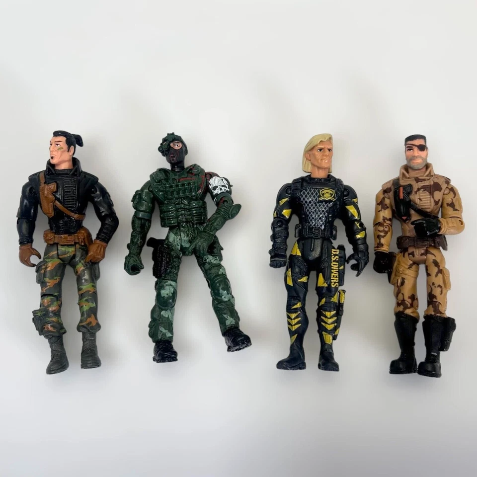 Lote de figuras de acción The Corps Ultimate Showdown Lanard 3,75" 2010 Diesel Troll Foto 4 de 4