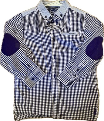 Cool Club 100% Cotton Gingham Button Down Size 6 Boys Young Men s Collection