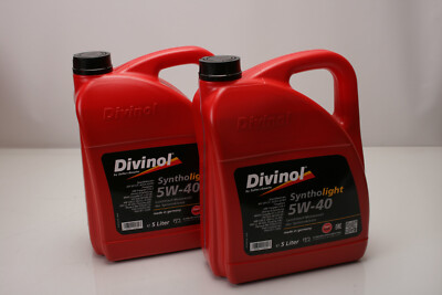 2 x 5 L (9,15  /L) Motorenöl Divinol Syntholight SAE 5W-40 49520 PKW LKW BHKW