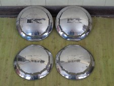 52 53 54 Kaiser Dog Dish Hubcaps Set Of 4 Hub Caps 1952 1953 1954