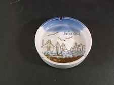 MICO San Francisco ceramic ashtray 