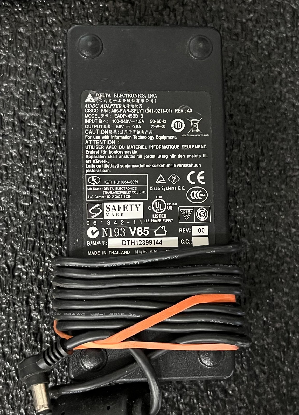 Delta AC/DC Adapter (EADP-45BB B) | eBay