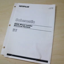 Caterpillar 980G Wheel Loader Electrical System Schematic Manual service shop