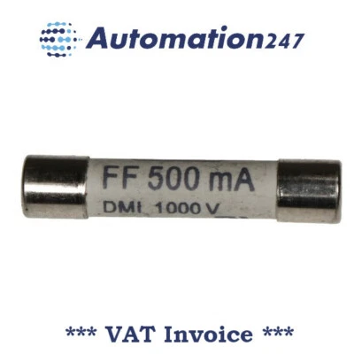 Siba 7017240.0.5 DMI Fuse 6.3x32mm 500mA 1000V FF aR for Multim Ceramic 002681