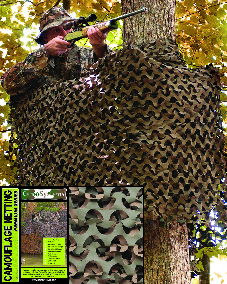 RED DE CAZA CAMUFLAJE REVERSIBLE IGNIFUGA, MILITAR, EJERCITO, CAZA, PESCA