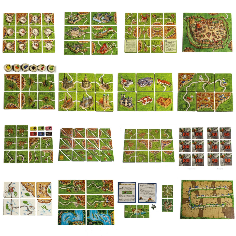 ORIGINAL CARCASSONNE Mini-Erweiterungen, Ersatzteile & Zubehör von HANS IM GLÜCK