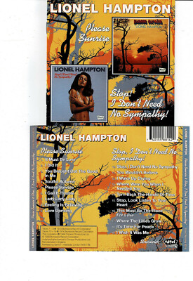 LIONEL HAMPTON - PLEASE SUNRISE & SHOP/I DONT NEED NO SYMPATHY (CD) *19 TRACKS  