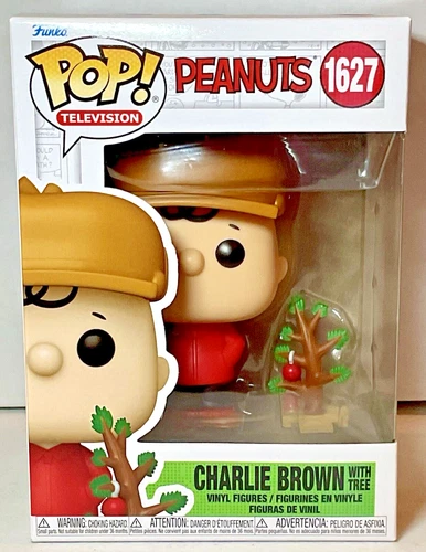Charlie Brown With Tree Pop #1627 Funko 2024 Peanuts Charlie Brown Christmas