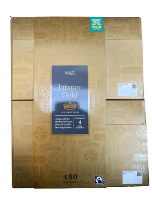 Same as M&S Luxury Gold Tea 1.5kg 480 Teabags  Jumbo Pack FRESH BLEND STRENGTH