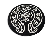 Chrome Logo Hypebeast Floor Mat Living Room Area Rugs Modern Accent Wool Carpet