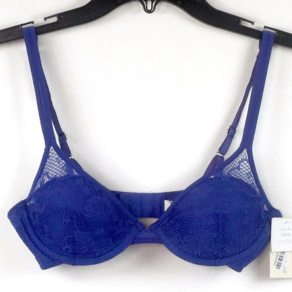 Sujetador On Gossamer Racy Lace Demi Elige Talla y Color G3160 Nuevo Foto 4 de 4