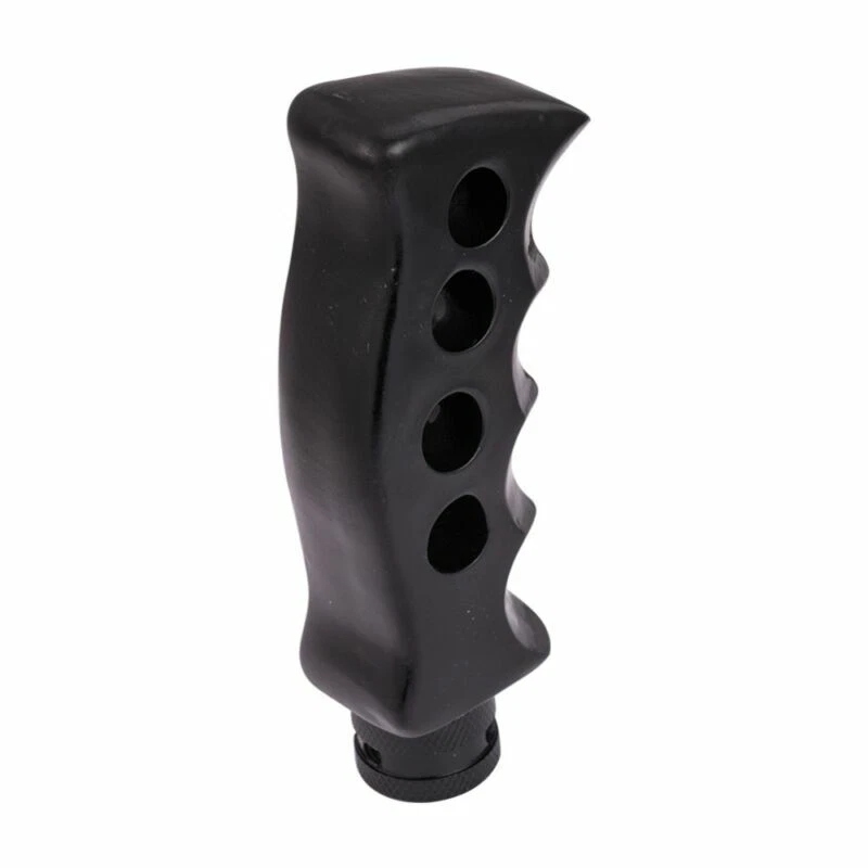 Black Auto Car Gear Shift Knob Shifter Gun Grip Knife Handle Manual Transmission - Image 3 of 4