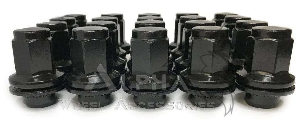 24 черные зажимные гайки для магазина 14x1,5 от оригинального производителя для 2022 Toyota Tundra TRD 1794 - Изображение 2 из 4